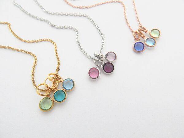 Mother's Day Necklaces With Birthstones