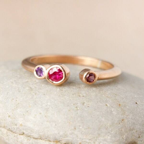 Custom Birthstone Rings