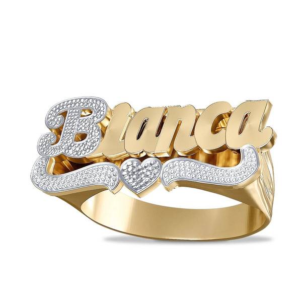 Custom Gold Rings With Name