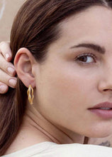 Curves Golden Earrings